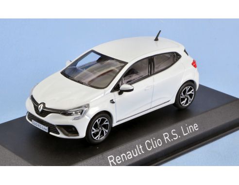 Norev NV517588 RENAULT CLIO R.S.LINE 2019 PEARL WHITE 1:43 Modellino
