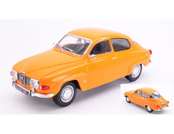 White Box WB124031 SAAB 96 V4 1970 ORANGE 1:24 Modellino