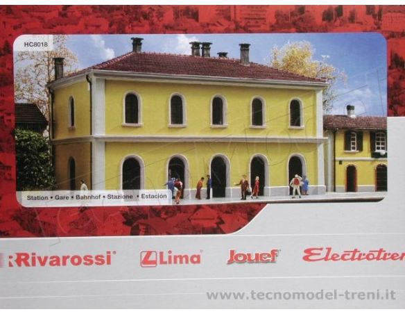HORNBY Rivarossi HC8018 - Stazione FS 1:87 H0 Modellismo SCATOLA ROVINATA