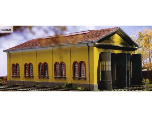 Hornby HC8020 Deposito locomotive a 2 binari in stile FS italiano H0 1:87 Modellismo