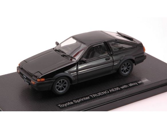 Ebbro EB44494 TOYOTA SPRINTER TRUENO 1983 BLACK 1:43 Modellino