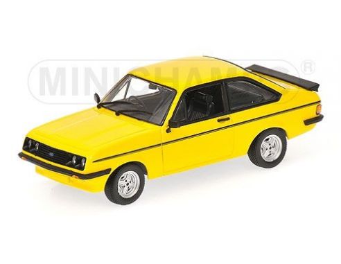 Minichamps PM400084302 FORD ESCORT RS2000 1976 YELLOW 1:43 Auto Stradali