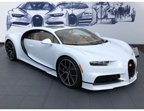 Looksmart LS494A BUGATTI CHIRON SKYVIEW GLACIER WHITE 1:43 Modellino