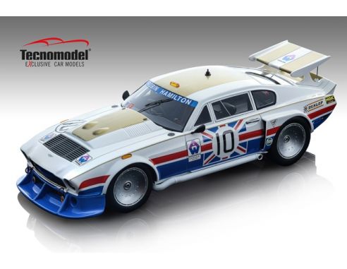 Tecnomodel TMD18117C ASTON MARTIN AM V8 N.10 DNF 6 H SILVERSTONE R.HAMILTON-D.BELL 1:18 Modellino