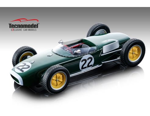 Tecnomodel TMD18124B LOTUS 18 RON FLOCKHART 1960 N.22 6th FRENCH GP 1:18 Modellino