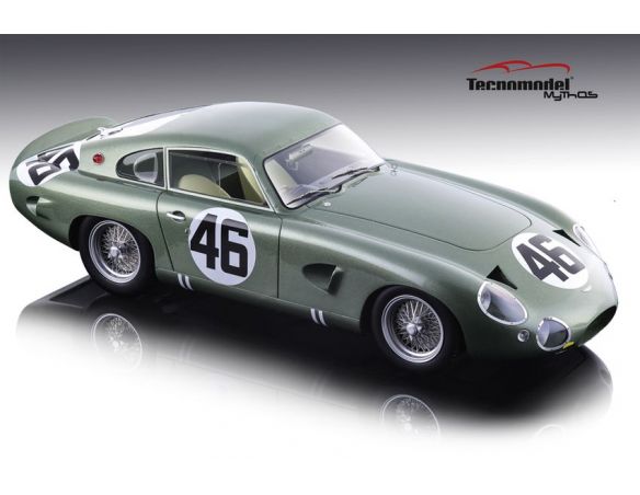 Tecnomodel TMD1872C ASTON MARTIN DP214 N.46 WINNER COPPA INTER EUROPA 1963 R.SALVADORI 1:18 Modellino