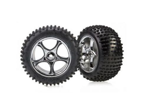 Traxxas TXX2470R Coppia Gomme complete posteriori Tracer 2.2 1:16 Accessori