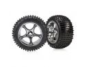 Traxxas TXX2470R Coppia Gomme complete posteriori Tracer 2.2 1:16 Accessori