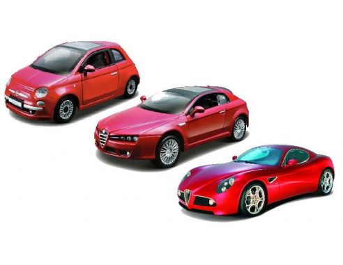 Bburago BU0031 BRERA/ALFA 8C/NUOVA 500 2007 1:32 Auto Stradali