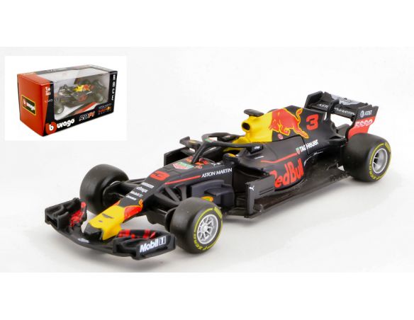 BBURAGO BU38035R RED BULL RB14 DANIEL RICCIARDO 2018 N.3 1:43 Modellino