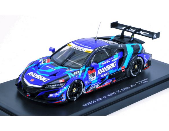 Ebbro EB45515 HONDA NSX-GT N.100 3rd SUZUKA SUPER GT500 2017 N.YAMAMOTO-T.IZAWA 1:43 Modellino