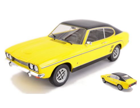MODELCARGROUP MCG18085 FORD CAPRI MKI 2000 GXL YELLOW/BLACK 1:18 Modellino