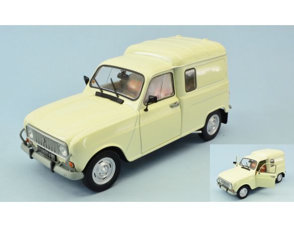 Solido SL1802201 RENAULT 4 F4 1975 WHITE CREAM 1:18 Modellino