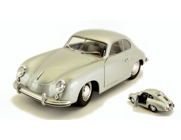 Solido SL1802802 PORSCHE 356 PRE-A 1953 SILVER 1:18 Modellino