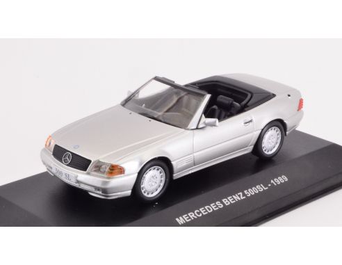 Solido SL4304000 MERCEDES 500 SL 1989 SILVER 1:43 Modellino