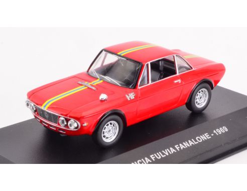 Solido SL4304100 LANCIA FULVIA FANALONE 1969 RED 1:43 Modellino