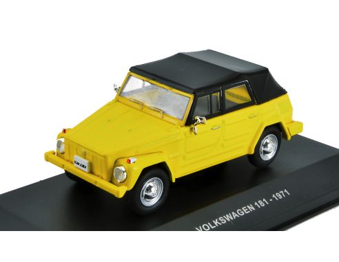 Solido SL4305100 VW 181 1971 YELLOW W/SOFT TOP BLACK ROOF 1:43 Modellino
