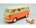 Welly WE18054RED VW T1 BUS ORANGE W/CREAM ROOF 1:18 Modellino
