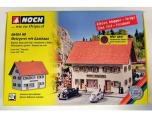 Noch 66404 H0 - Macelleria con Pub Kit Modellismo
