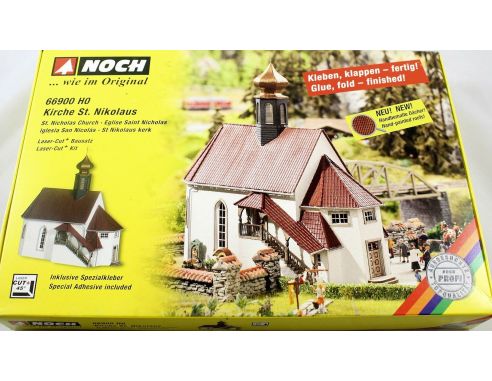 Noch 66900 H0 - Chiesa di San Nicola Laser cut kit Modellismo