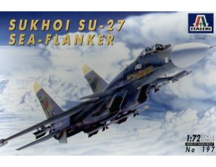 Italeri IT0197 SU 27 D SEA FLANKER KIT 1:72 Modellino