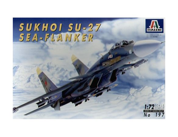 Italeri IT0197 SU 27 D SEA FLANKER KIT 1:72 Modellino
