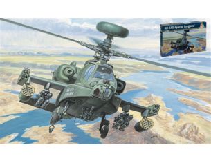 Italeri IT0080 ELICOTTERO AH-64 D APACHE KIT 1:72 Modellino