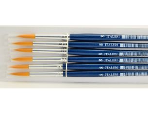 Italeri IT51211 PENNELLO SINTETICO TONDO 8 Pz.6 Modellino