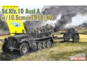 Dragon D6939 SD.KFZ.10 AUSF.A W/10,5 cm le FH18/40 KIT 1:35 Modellino