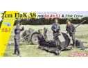 Dragon D6942 2 cm FLAK 38 EARLY/LATE PRODUCTION KIT 1:35 Modellino