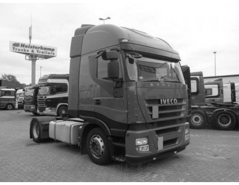 Ixo model TR031 IVECO STRALIS 2012 MET. BLUE 1:43 Modellino