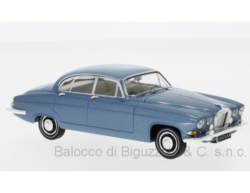Ixo model CLC291 JAGUAR MK 10 1961 MET.LIGHT BLUE 1:43 Modellino