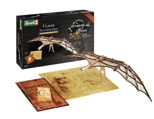 Revell RV00516 LEONARDO DA VINCI GLIDER 1:8 Modellino