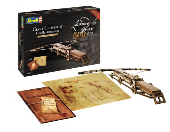 Revell RV00517 LEONARDO DA VINCI GIANT CROSSBOW KIT 1:100 Modellino