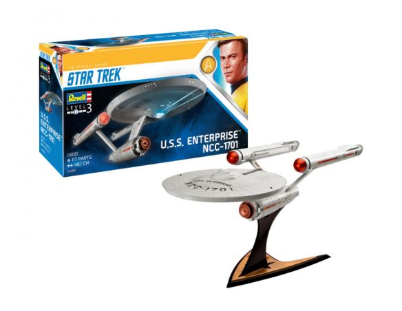 Revell RV04991 U.S.S. ENTERPRISE NCC-1701 (TOS) KIT 1:600 Modellino