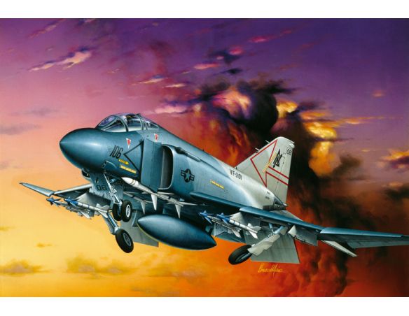Italeri IT0170 F 4 S PHANTOM KIT 1:72 Modellino