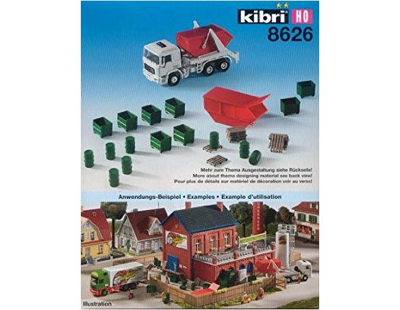 Kibri 8626 Set industria Fabbrica con veicolo Camion Kit HO modellismo