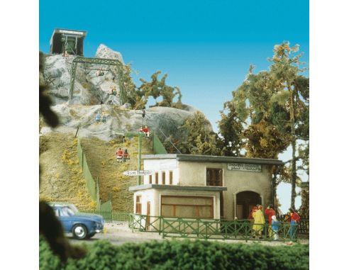Brawa 6720 - Set Seggiovia montagna scala H0 Kit Modellismo
