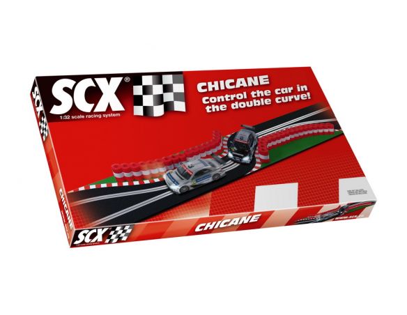 SCX 88690 Accessori pista Chicane 1:32 Scatola rovinata Modellismo