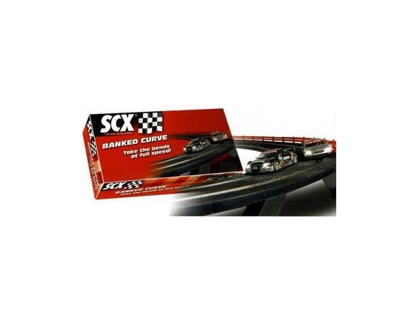 SCX 88680 Accessori Pista Curva Inclinata 1:32 Racing System Scatola Rovinata