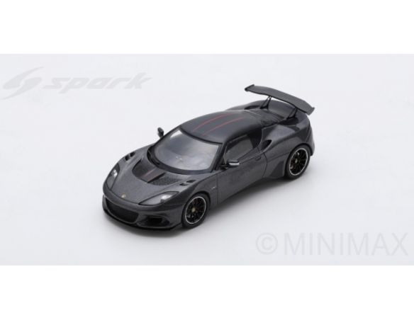 Spark Model S5066 LOTUS EVORA GT430 2017 DARK GREY METALLIC 1:43 Modellino