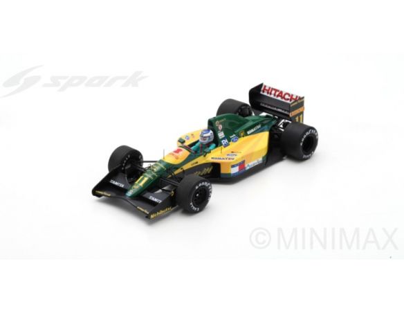 Spark Model S5355 LOTUS 107 MIKA HAKKINEN 1992 N.11 4th FRENCH GP 1:43 Modellino