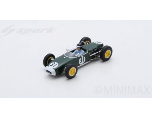 Spark Model S7120 LOTUS 18 FORMULA JUNIOR N.31 WINNER OULTON PARK 1960 J.CLARK 1:43 Modellino