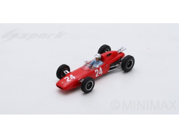 Spark Model S7121 LOTUS 24 NINO VACCARELLA 1962 N.24 9th ITALY GP 1:43 Modellino