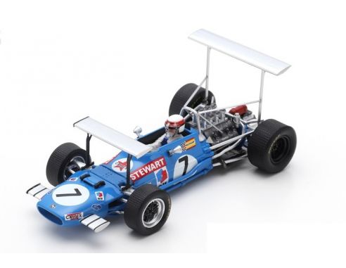 Spark Model S7183 MATRA MS10 JACKIE STEWART 1969 N.7 WINNER SOUTH AFRICAN GP 1:43 Modellino