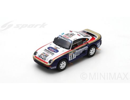 Spark Model S7816 PORSCHE 959 N.187 PARIS-DAKAR 1986 R.KUSSMAUL-W.UNGER 1:43 Modellino