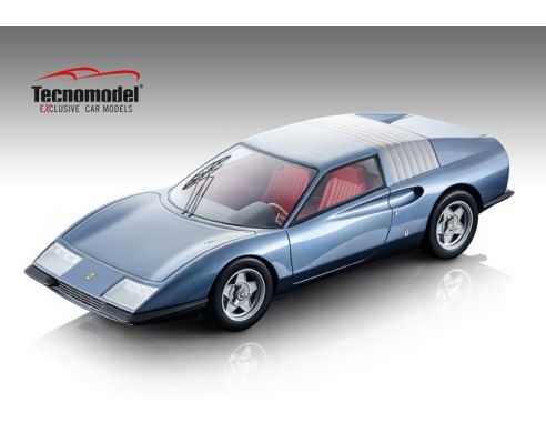 Tecnomodel TMD1893A FERRARI P6 PININFARINA 1968 METALLIC BLUE 1:18 Modellino