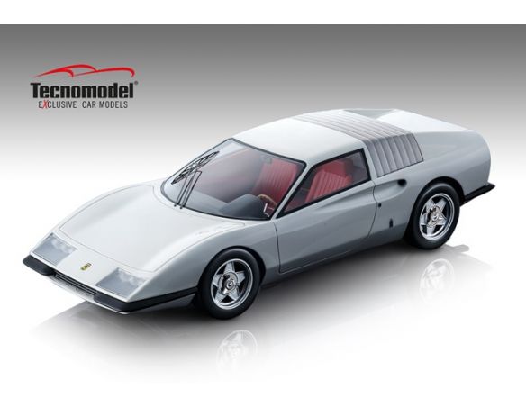 Tecnomodel TMD1893B FERRARI P6 PININFARINA 1968 PEARL WHITE 1:18 Modellino