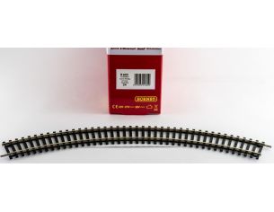 Hornby R605 Binario Curvo doppio R1 raggio 371 mm 45° 1:87 HO Modellismo