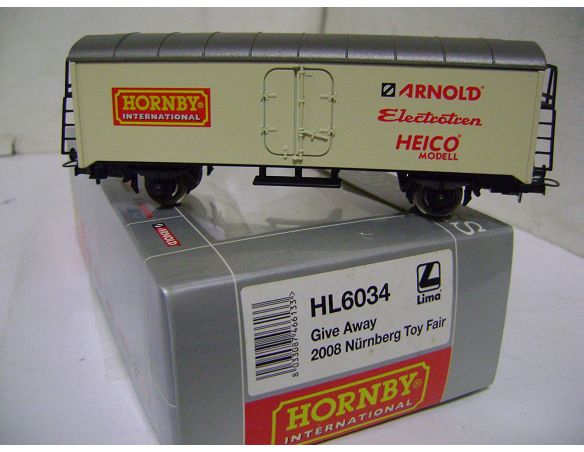 HORNBY Rivarossi HL6034 Carrello Fiera Norimberga 2008 1:87 H0 Modellismo